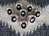 Black Onyx Sterling Silver Handmade Mens Ring