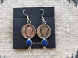 Mercury Dime Lapis French Hook Earrings