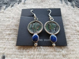 Mercury Dime Lapis French Hook Earrings