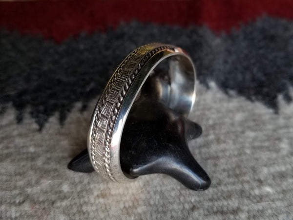 Hammered Sterling Silver Overlaid Cuff – Educated Southwest Arts