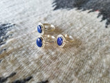 Southwest Sterling Lapis Ladies Ring