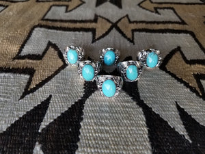 Turquoise Silver Southwest Ring